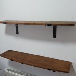 Upcycling a table into some shelves
