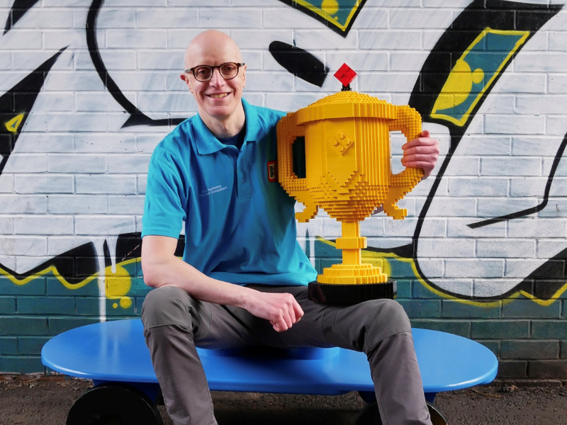 Steve Guinness aka Brick Consultant, a master Lego builder