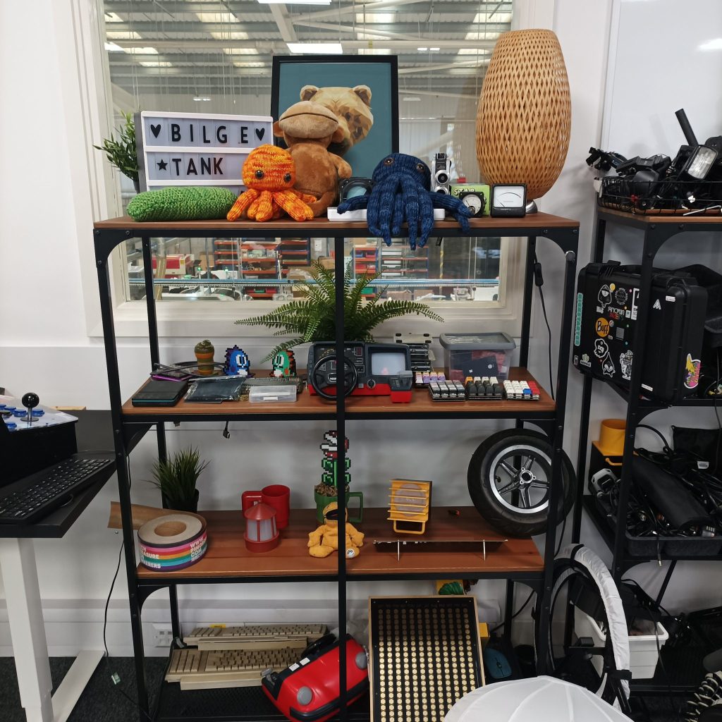 A set of shelving from the old Bilge Tank Youtube show.