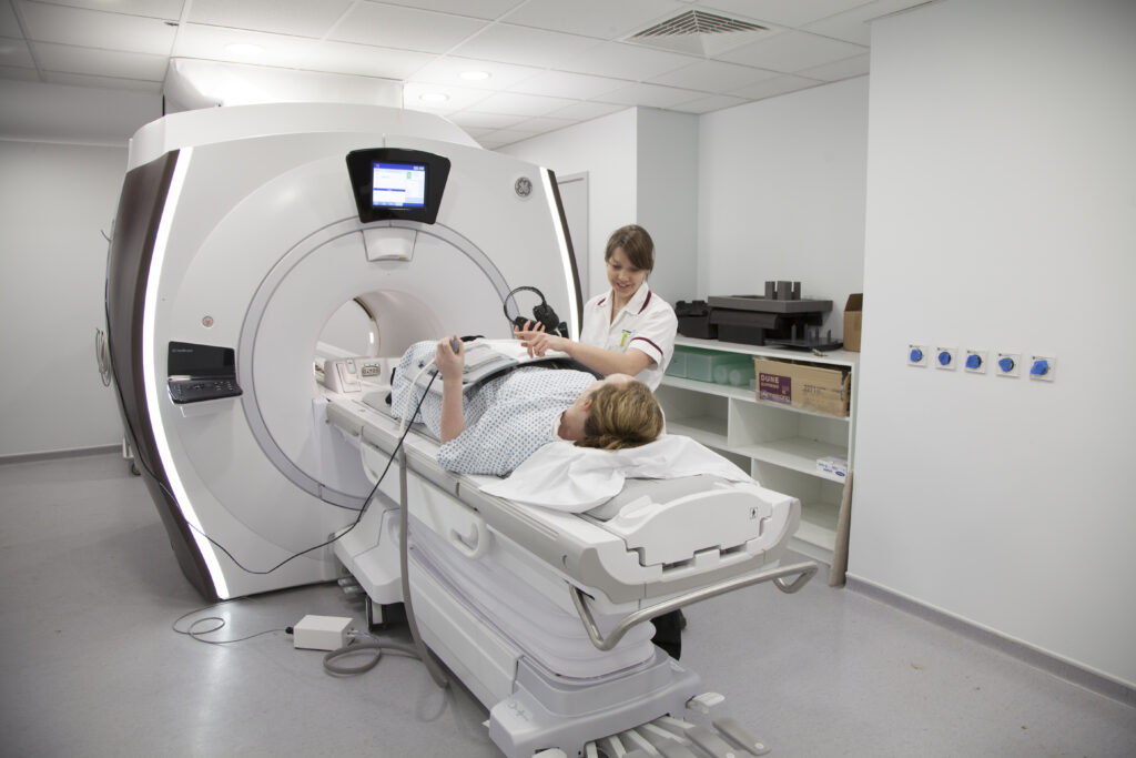 MRI scanner at King's College Hospital NHS Foundation Trust